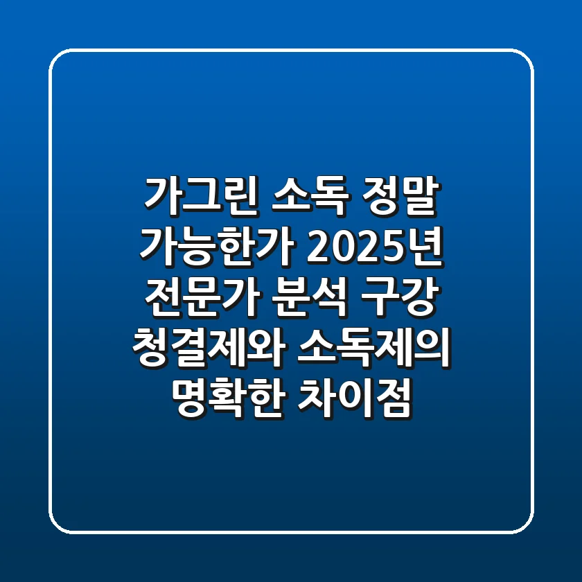 "가그린 소독, 정말 가능한가?" 2025년 전문가 분석: 구강 청결제와 소독제의 명확한 차이점